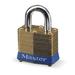 MASTER LOCK 4KA-0712 Padlock, Keyed Alike, Standard Shackle, Rectangular Brass