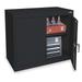 ZORO SELECT 1UFC1 24 ga. ga. Steel Storage Cabinet, 36 in W, 30 in H, Stationary