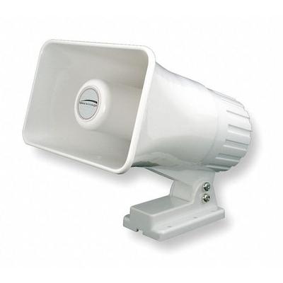 SPECO TECHNOLOGIES SPC12RP PA Horn, Weatherproof, White, 15 W