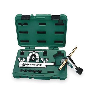 WESTWARD 3CYT7 Flaring and Cutting Set,Double,8 Pc
