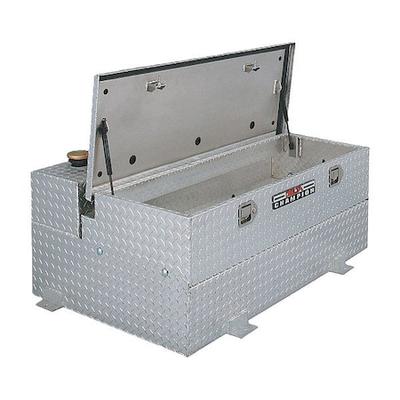 CRESCENT JOBOX 433000 74 Gallon L-Shaped Tank with Removable Chest Aluminum
