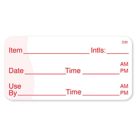 DAYMARK 110105 Shelf Life Label,5-5/9 In. W,PK500