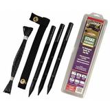 ZORO SELECT RS15 Tree Stake Kit, Polypropylene, Black