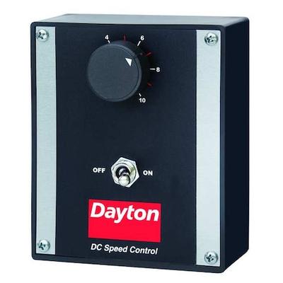 DAYTON 4Z527 DC Speed Control, SCR, Enclosed, NEMA 1, 2A Max Current, 0 to