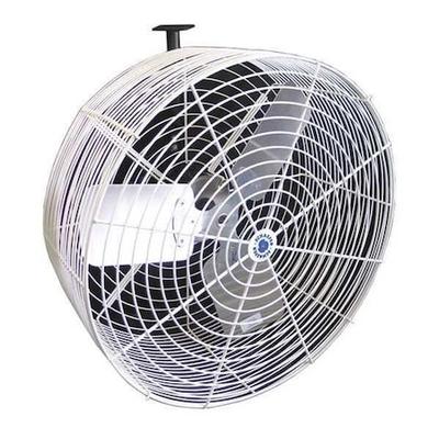 SCHAEFER GVK24 Standard Duty Industrial Fan, Wall Mount, 24 in Blade Dia,