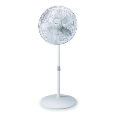 AIR KING 9119 18" Blade Dia Pedestal Fan, Oscillating, 3 Speeds, 120VAC, White,