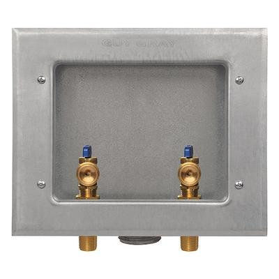 GUY GRAY 82026 Washing Machine Outlet Box Galvanized 1/2" MIP