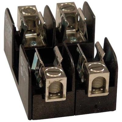 MERSEN 20307 Open Fuse Block, H; K5 UL Class, 2 Poles, 0 to 30A Amp Range, 250V