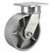 ZORO SELECT P25S-D060R-14 Kingpinless Swivel Caster,Ductile Iron,6 in,1400lb