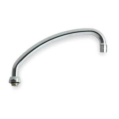 CHICAGO FAUCET L9JKABCP Swing Spout, 9 1/2 In L, 2.2 GPM