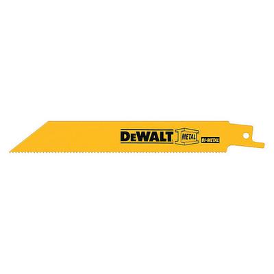 DEWALT DW4822B25 12" 18 TPI Straight Back Bi-Metal Reciprocating Blade (25 pack)