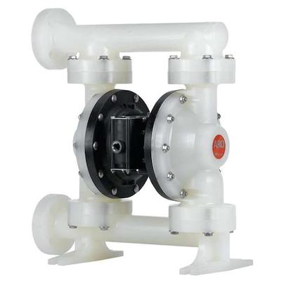 ARO PD15P-FPS-PAA Double Diaphragm Pump, Polypropylene, Air Operated, Santoprene