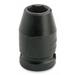PROTO J7428M 1/2 in Drive Impact Socket 28 mm Size 6 pt Standard Depth, Black