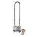 MASTER LOCK 517D Padlock, Keyed Different, Adjustable Shackle, Rectangular