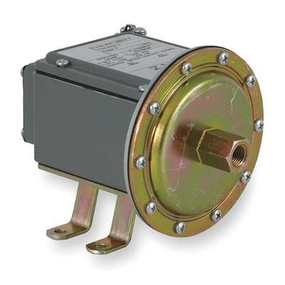 TELEMECANIQUE SENSORS 9016GAW1F Vacuum Switch, Standard, 1NO/1NC, 0 to 28.7 in