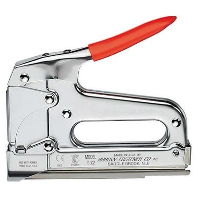 ARROW FASTENER T72 Wire Cable Staple Gun,Manual,Professionl