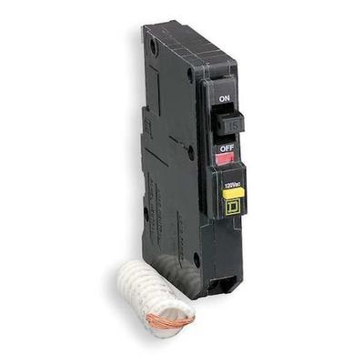 SQUARE D QOB120AFI Miniature Circuit Breaker, HOMELINE Series, 20A, 1 Pole,