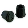 ZORO SELECT 6J572 Protective Leg Tips,Slip-On,Round,PK24