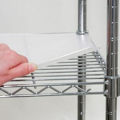 ZORO SELECT 5GRF8 Shelf Liner 72"x18", Clear, 4PK