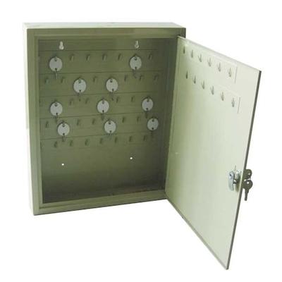 ZORO SELECT 2NET4 Key Control Cabinet, Steel, Beige, 62 Key Capacity