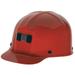 MSA SAFETY 91590 Front Brim Hard Hat, Type 1, Class G, Staz-On, Red