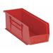 QUANTUM STORAGE SYSTEMS QUS234RD Hang & Stack Storage Bin, Red, Polypropylene,