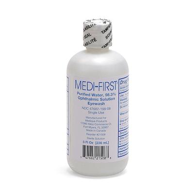MEDIQUE 21508 Eye Wash, Bottle, 8 fl. oz.