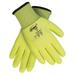 MCR SAFETY N9690HVXL Coated Gloves,XL,High Visibility Yellow,PR