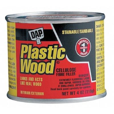DAP 21502 Solvent Wood Filler, Can, Natural, Plastic Wood