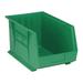 QUANTUM STORAGE SYSTEMS QUS260GN Hang & Stack Storage Bin, 18 in L, 11 in W, 10