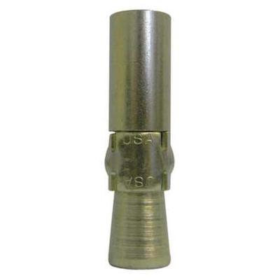 ZORO SELECT 38DWG Rod Hanger Wedge Anchor, 1/2" Dia., 2-3/8" L, Steel Plain, 4