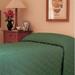 MARTEX Mainspread Bedspread,Twin,Forest Green