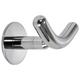 WINGITS WMEDRHPS Bathroom Hook,2 Hook,2-1/8In D,Polished