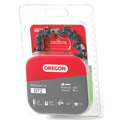 OREGON D72 Saw Chain,20 In.,.050 In.,3/8 In. Pitch