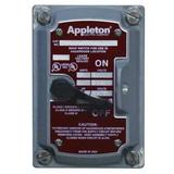 APPLETON ELECTRIC EDSF12 Switch Cover, 1-Pole or 2-Pole, 1Gang, A