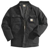 CARHARTT C003-BLK XLG REG Men's Black Cotton Duck Coat size XL