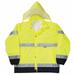 OCCUNOMIX LUX-TJR-YL Hi-Viz Rainwear Jacket, Yellow, Large