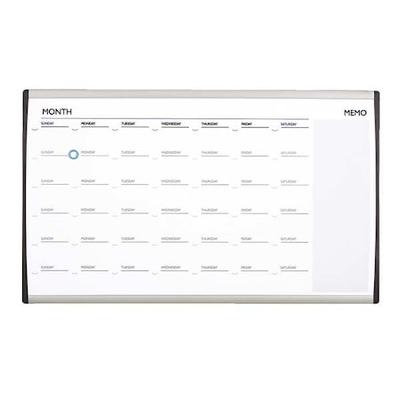 QUARTET ARCCP3018 Calendar Planning Board, Steel, 18 in, 30 in,