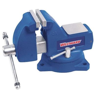 WESTWARD 10D709 8" Standard Duty Combination Vise with Swivel Base