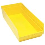 QUANTUM STORAGE SYSTEMS QSB816YL Shelf Storage Bin, Yellow, Polypropylene, 23