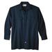 DICKIES 5574NV RG L Long Sleeve Work Shirt,Twill,Navy,L