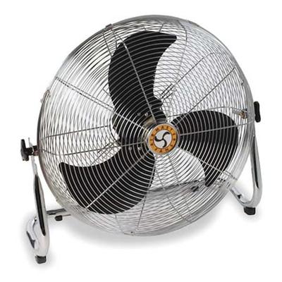 AIRMASTER FAN 78973 Standard Duty Floor Fan, Floor Mount, 12 in Blade Dia,