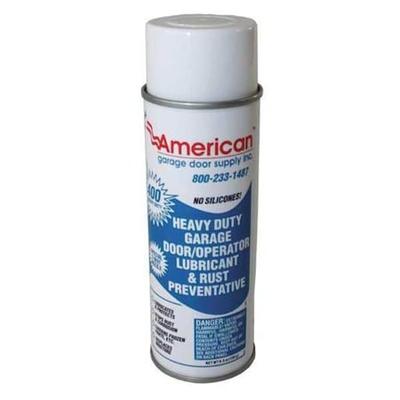 AMERICAN GARAGE DOOR SUPPLY L400-08 Door Lubricant,Clear,6.5 oz,Number 400