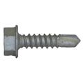 TEKS 1128000 Self-Drilling Screw, #10 x 3/4 in, Climaseal Steel Hex Head