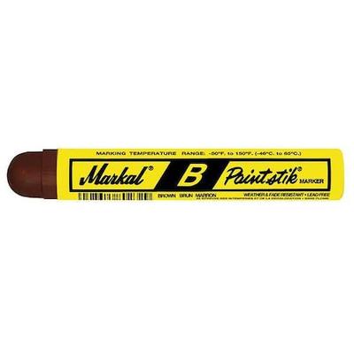 MARKAL 80229 Paint Crayon, Large Tip, Brown Color Family, 12 PK