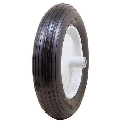 MARASTAR 00001 Flat Free Wheel,Polyurethane,500lb,White