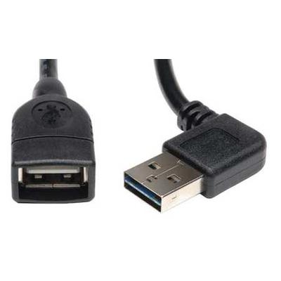 TRIPP LITE UR024-18N-RA Reversible USB Extension Cable,Black