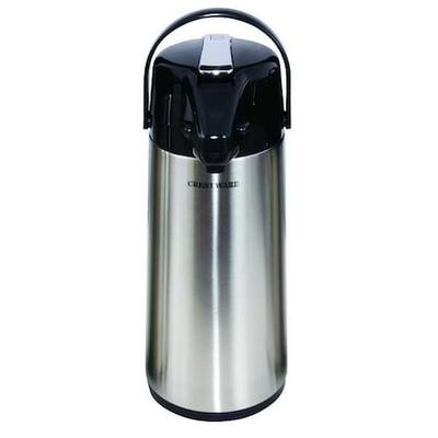 CRESTWARE APL22S Leaver Airpot,SS Lined,2.2 Liter