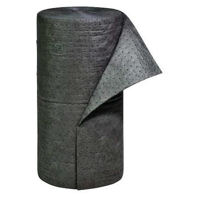 PIG MAT230 Sorbents, 40 gal, 30 in x 150 ft, Universal, Gray, Polypropylene