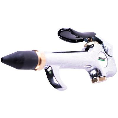 SPEEDAIRE 22YK50 Air Gun, Thumb-Lever Grip, Straight Nozzle, Rubber Tip, 1-5/16